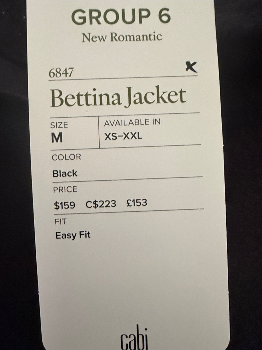 CAbi Bettina Jacket size Medium - Picture 8 of 9